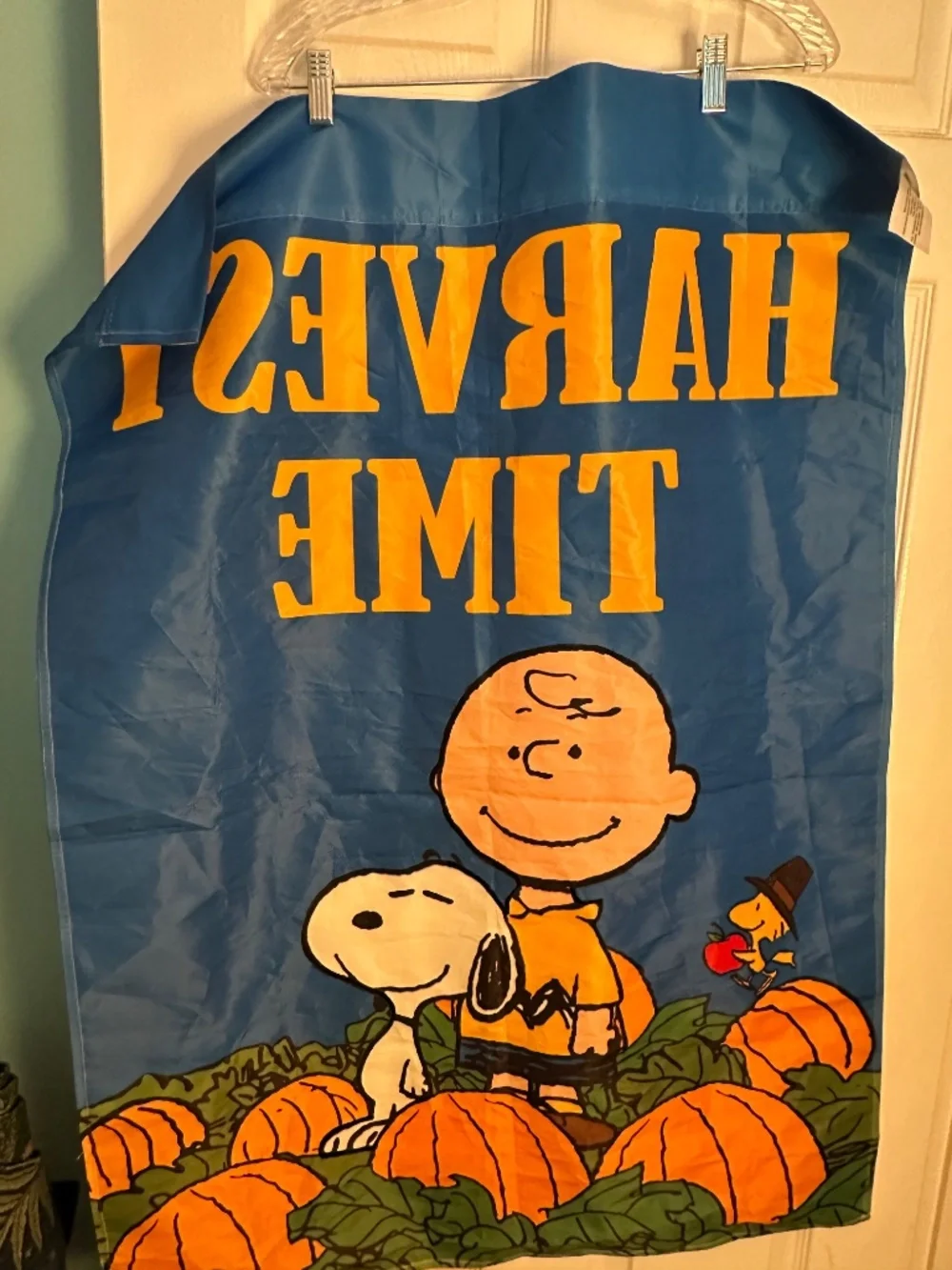 Peanuts/Charlie Brown & Snoopy Harvest/Fall House Flag/Banner 2014